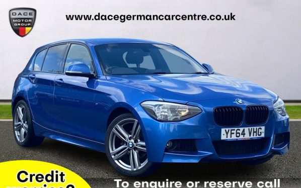 Used 2014 BLUE BMW 1 SERIES Hatchback 2.0 118D M SPORT 5DR 141 BHP (reg. 2014-12-11) for sale in Altrincham