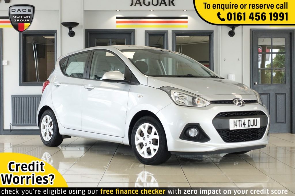 Used 2014 SILVER HYUNDAI I10 Hatchback 1.2 SE 5d 86 BHP (reg. 2014-06-20) for sale in Wilmslow