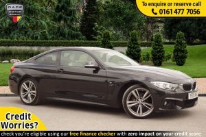 Used 2015 BLACK BMW 4 SERIES Coupe 2.0 420I M SPORT 2d 181 BHP (reg. 2015-05-18) for sale in Stockport