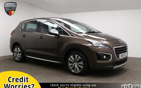 Used 2015 BROWN PEUGEOT 3008 Hatchback 1.6 E-HDI ACTIVE 5d 115 BHP (reg. 2015-04-27) for sale in Manchester