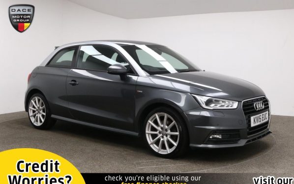 Used 2015 GREY AUDI A1 Hatchback 1.6 TDI S LINE 3d 114 BHP (reg. 2015-03-25) for sale in Manchester
