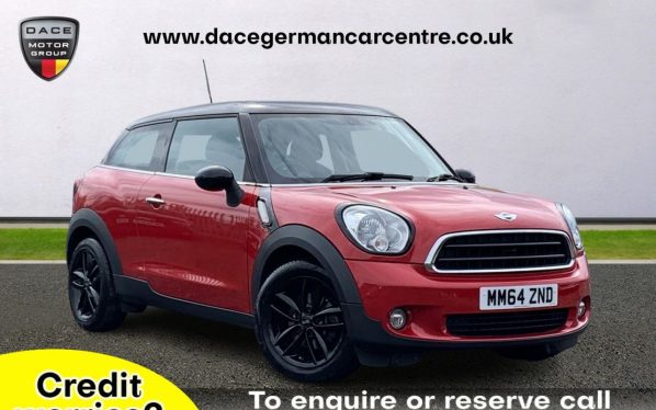 Used 2015 RED MINI PACEMAN Coupe 1.6 COOPER 3DR 122 BHP (reg. 2015-01-29) for sale in Altrincham