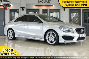 Used 2015 SILVER MERCEDES-BENZ CLA Coupe 2.1 CLA220 CDI AMG SPORT 4d AUTO 170 BHP (reg. 2015-06-23) for sale in Wilmslow