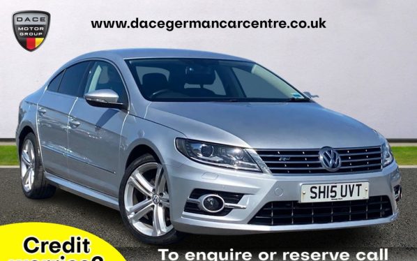 Used 2015 SILVER VOLKSWAGEN CC Coupe 2.0 R LINE TDI BLUEMOTION TECHNOLOGY 4DR 175 BHP (reg. 2015-05-21) for sale in Altrincham