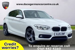 Used 2015 WHITE BMW 1 SERIES Hatchback 2.0 118D SPORT 3DR AUTO 147 BHP (reg. 2015-03-30) for sale in Altrincham