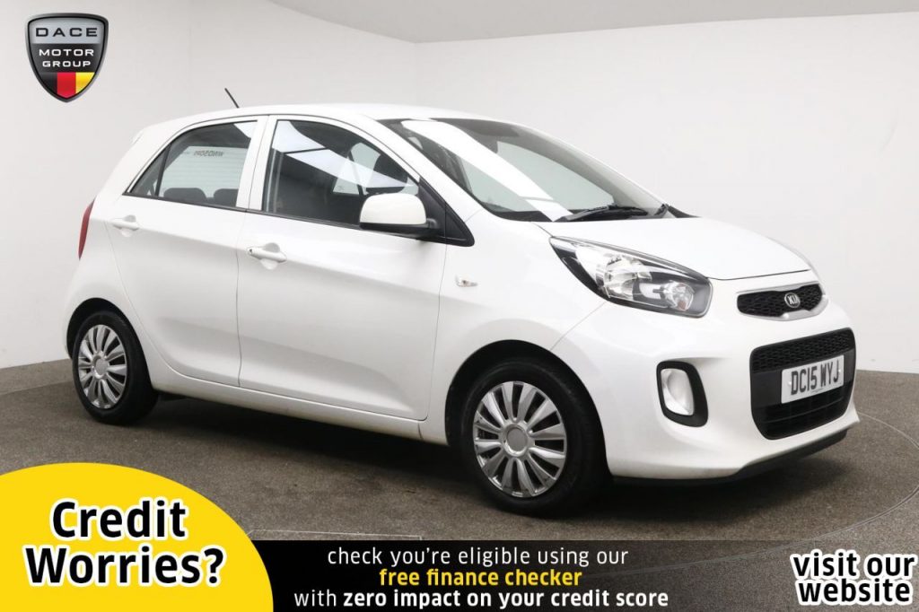 Used 2015 WHITE KIA PICANTO Hatchback 1.0 1 5d 65 BHP (reg. 2015-08-27) for sale in Manchester
