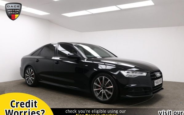 Used 2016 BLACK AUDI A6 Saloon 2.0 TDI QUATTRO BLACK EDITION 4d 188 BHP (reg. 2016-10-24) for sale in Manchester