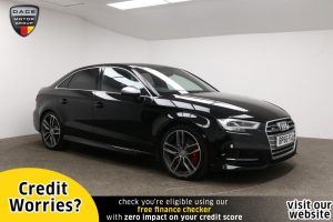 Used 2016 BLACK AUDI S3 Saloon 2.0 S3 QUATTRO 4d AUTO 306 BHP (reg. 2016-11-30) for sale in Manchester