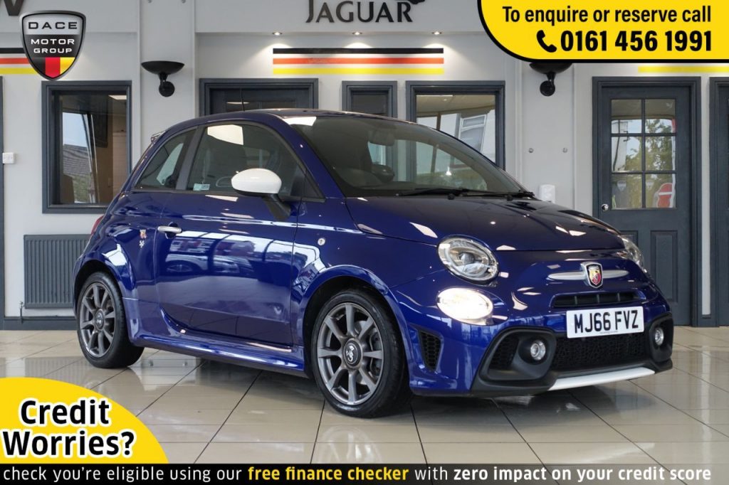 Used 2016 BLUE ABARTH 595 Hatchback 1.4 595 3d 144 BHP (reg. 2016-11-30) for sale in Wilmslow