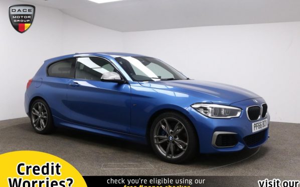 Used 2016 BLUE BMW 1 SERIES Hatchback 3.0 M140I 3d AUTO 335 BHP (reg. 2016-11-17) for sale in Manchester