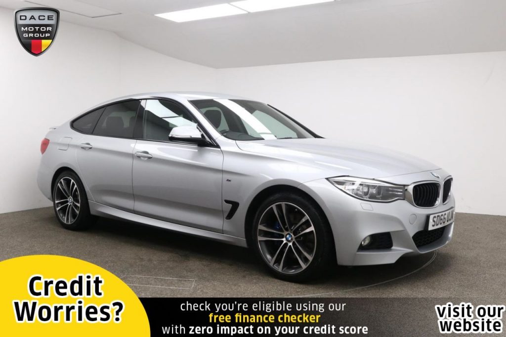 Used 2016 SILVER BMW 3 SERIES Hatchback 2.0 320I XDRIVE M SPORT GRAN TURISMO 5d AUTO 181 BHP (reg. 2016-09-30) for sale in Manchester