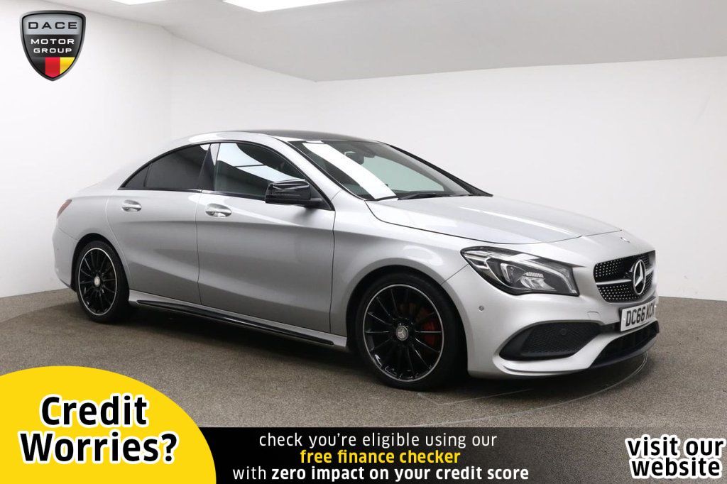Used 2016 SILVER MERCEDES-BENZ CLA Coupe 2.1 CLA 200 D AMG LINE 4d 134 BHP (reg. 2016-12-04) for sale in Manchester Trade