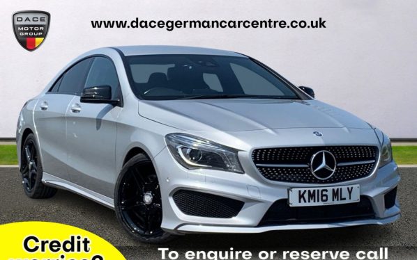 Used 2016 SILVER MERCEDES-BENZ CLA Coupe 2.1 CLA 220 D AMG LINE 4DR 174 BHP (reg. 2016-03-30) for sale in Altrincham