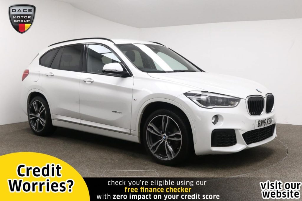 Used 2016 WHITE BMW X1 SUV 2.0 XDRIVE20I M SPORT 5d AUTO 189 BHP (reg. 2016-06-28) for sale in Manchester