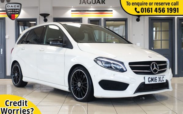 Used 2016 WHITE MERCEDES-BENZ B-CLASS MPV 2.1 B220 CDI AMG LINE PREMIUM 5d AUTO 174 BHP (reg. 2016-06-24) for sale in Wilmslow