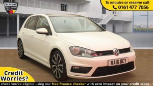 Used 2016 WHITE VOLKSWAGEN GOLF Hatchback 1.4 R LINE EDITION TSI ACT BMT 5d 148 BHP (reg. 2016-07-22) for sale in Stockport