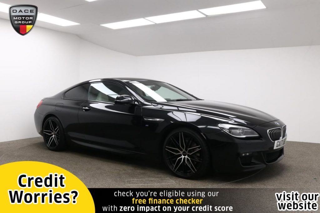 Used 2017 BLACK BMW 6 SERIES Coupe 3.0 640D M SPORT 2d AUTO 309 BHP (reg. 2017-03-29) for sale in Manchester
