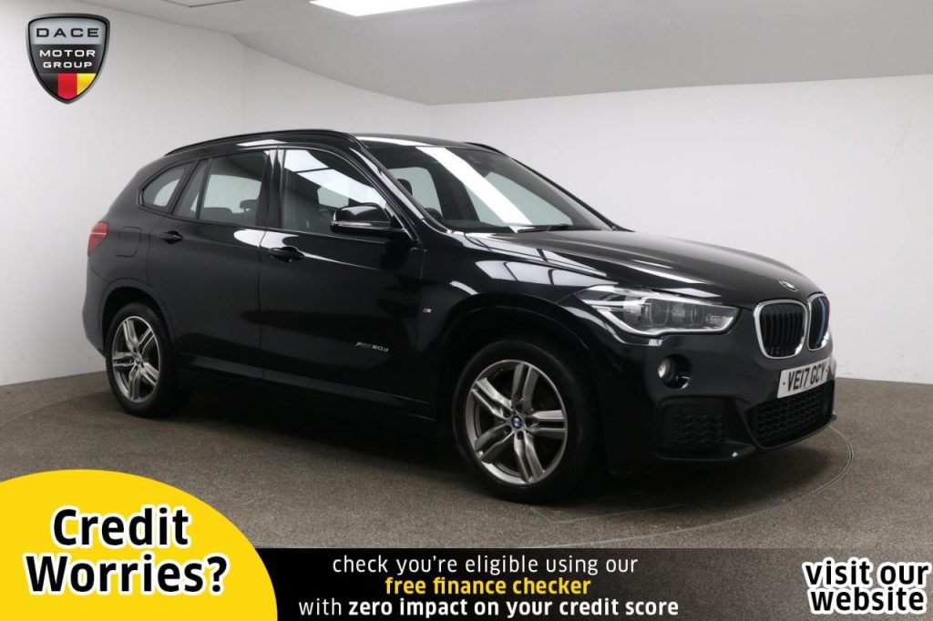 Used 2017 BLACK BMW X1 SUV 2.0 XDRIVE20D M SPORT 5d AUTO 188 BHP (reg. 2017-05-27) for sale in Manchester
