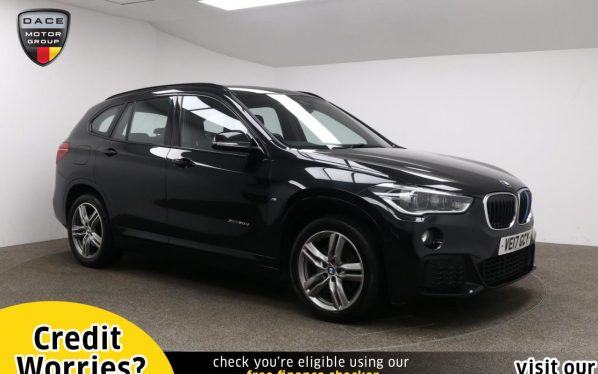 Used 2017 BLACK BMW X1 SUV 2.0 XDRIVE20D M SPORT 5d AUTO 188 BHP (reg. 2017-05-27) for sale in Manchester