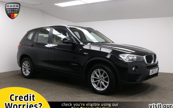 Used 2017 BLACK BMW X3 Estate 2.0 XDRIVE20D SE 5d AUTO 188 BHP (reg. 2017-09-29) for sale in Manchester
