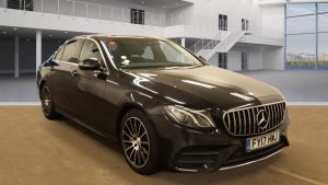 Used 2017 BLACK MERCEDES-BENZ E-CLASS Saloon 3.0 E 350 D AMG LINE 4d AUTO 255 BHP (reg. 2017-03-23) for sale in Stockport