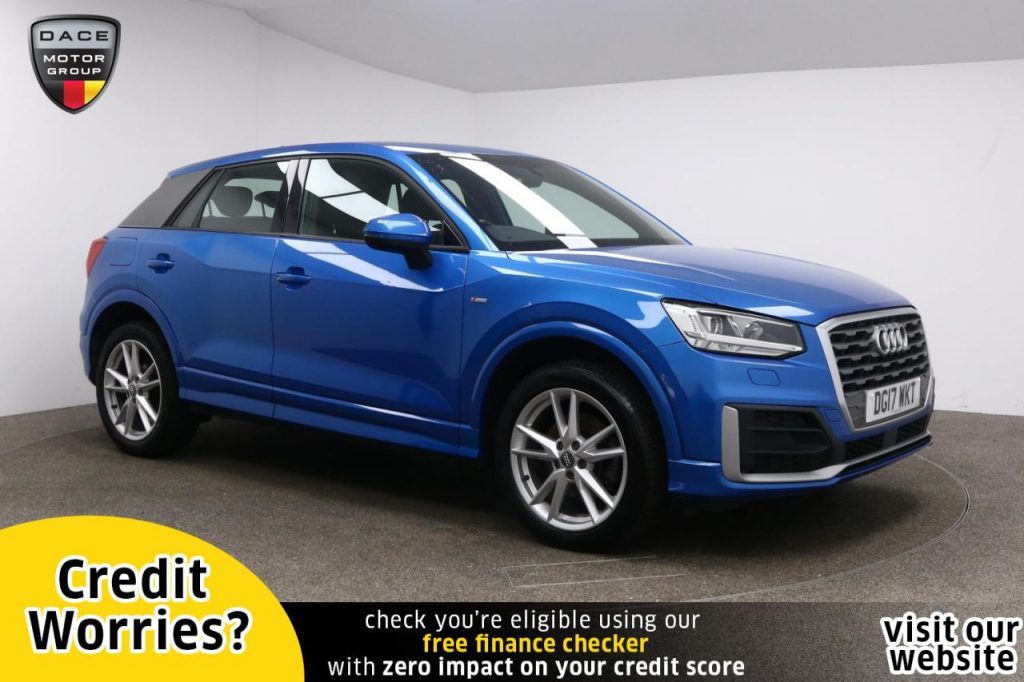 Used 2017 BLUE AUDI Q2 SUV 1.4 TFSI S LINE 5d 148 BHP (reg. 2017-03-02) for sale in Manchester