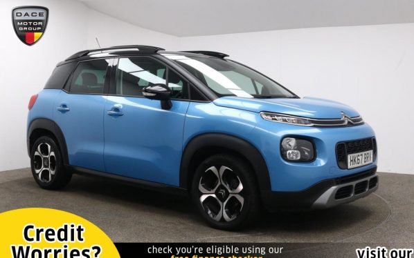 Used 2017 BLUE CITROEN C3 AIRCROSS MPV 1.2 PURETECH FLAIR S/S EAT6 5d AUTO 109 BHP (reg. 2017-12-15) for sale in Manchester