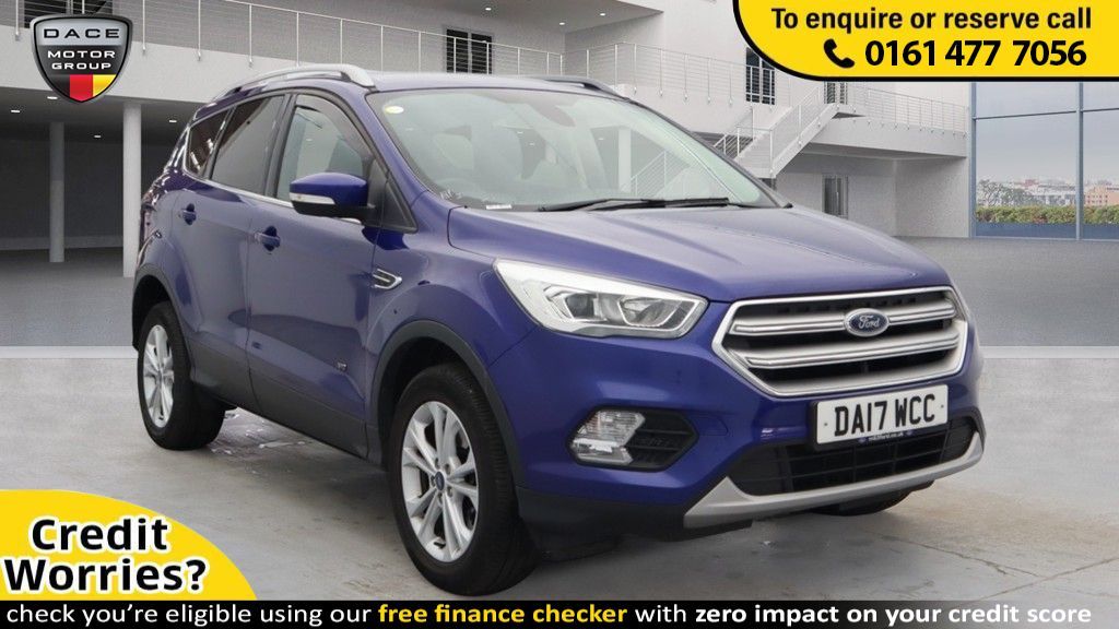 Used 2017 BLUE FORD KUGA Hatchback 1.5 TITANIUM 5d AUTO 180 BHP (reg. 2017-06-15) for sale in Stockport