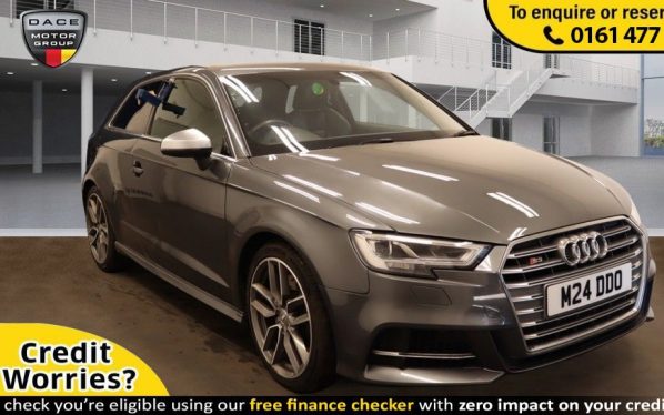 Used 2017 GREY AUDI S3 Hatchback 2.0 S3 QUATTRO 3d AUTO 306 BHP (reg. 2017-03-02) for sale in Stockport
