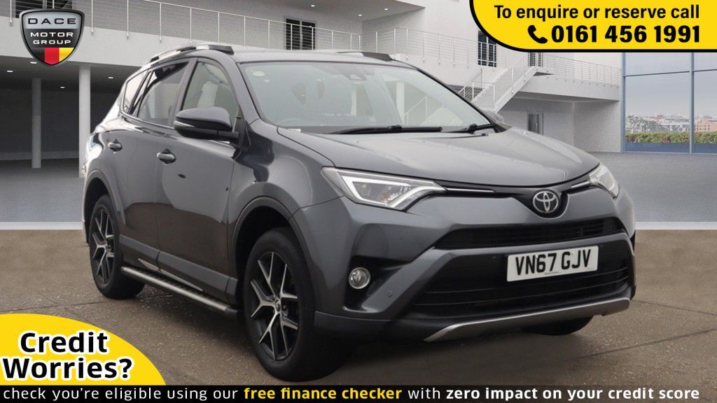 Used 2017 GREY TOYOTA RAV4 Estate 2.0 D-4D ICON TSS 5d 143 BHP (reg. 2017-11-20) for sale in Wilmslow