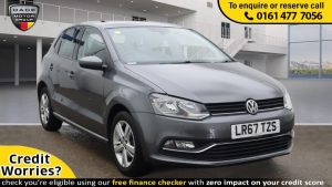 Used 2017 GREY VOLKSWAGEN POLO Hatchback 1.2 MATCH EDITION TSI 5d 89 BHP (reg. 2017-09-29) for sale in Stockport