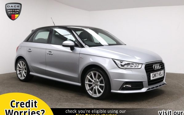 Used 2017 SILVER AUDI A1 Hatchback 1.4 SPORTBACK TFSI S LINE 5d 123 BHP (reg. 2017-06-17) for sale in Manchester