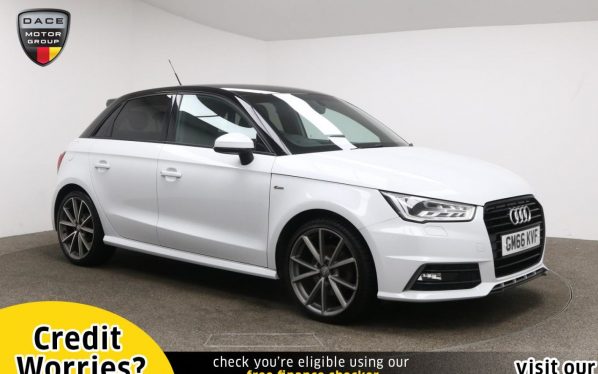 Used 2017 WHITE AUDI A1 Hatchback 1.4 SPORTBACK TFSI BLACK EDITION 5d AUTO 148 BHP (reg. 2017-01-25) for sale in Manchester