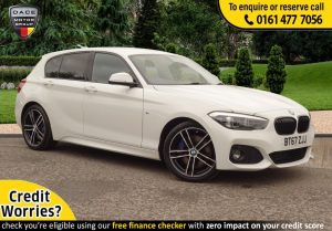 Used 2017 WHITE BMW 1 SERIES Hatchback 2.0 118D M SPORT SHADOW EDITION 5d 147 BHP (reg. 2017-11-30) for sale in Stockport