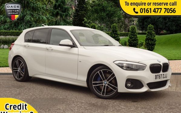 Used 2017 WHITE BMW 1 SERIES Hatchback 2.0 118D M SPORT SHADOW EDITION 5d 147 BHP (reg. 2017-11-30) for sale in Stockport