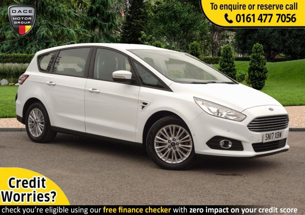 Used 2017 WHITE FORD S-MAX 7 Seater 2.0 ZETEC TDCI 5d 148 BHP (reg. 2017-03-17) for sale in Stockport