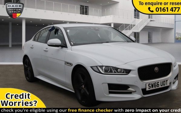 Used 2017 WHITE JAGUAR XE Saloon 2.0 R-SPORT 4d AUTO 178 BHP (reg. 2017-02-22) for sale in Stockport