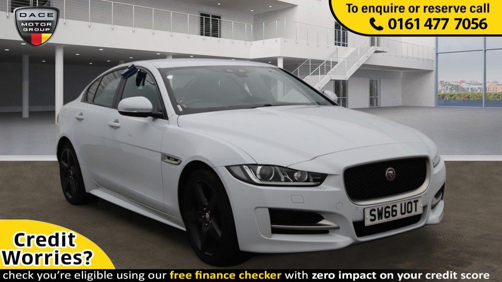 Used 2017 WHITE JAGUAR XE Saloon 2.0 R-SPORT 4d AUTO 178 BHP (reg. 2017-02-22) for sale in Stockport