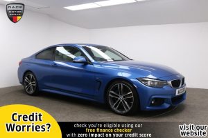 Used 2018 BLUE BMW 4 SERIES Coupe 2.0 430I M SPORT 2d AUTO 248 BHP (reg. 2018-04-30) for sale in Manchester