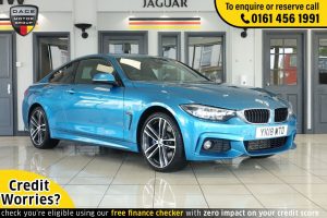 Used 2018 BLUE BMW 4 SERIES Coupe 3.0 430D XDRIVE M SPORT 2d AUTO 255 BHP (reg. 2018-03-27) for sale in Wilmslow