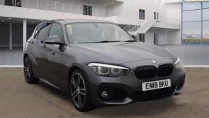 Used 2018 GREY BMW 1 SERIES Hatchback 1.5 118I M SPORT SHADOW EDITION 5d AUTO 134 BHP (reg. 2018-06-09) for sale in Stockport