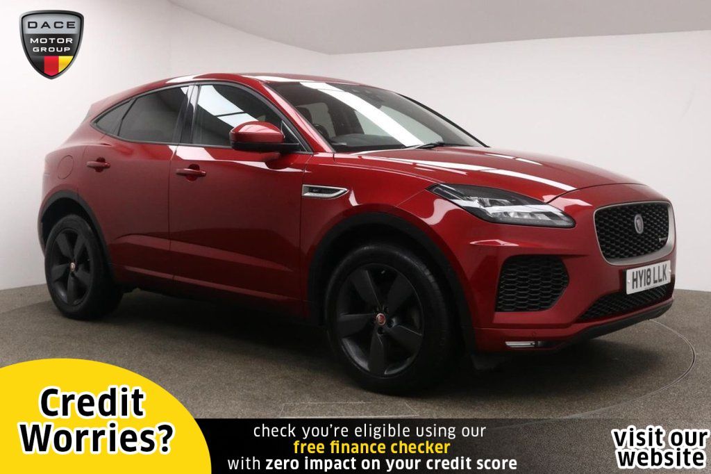 Used 2018 RED JAGUAR E-PACE SUV 2.0 R-DYNAMIC SE 5d AUTO 178 BHP (reg. 2018-03-30) for sale in Manchester