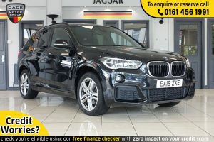 Used 2019 BLACK BMW X1 Estate 2.0 SDRIVE18D M SPORT 5d AUTO 148 BHP (reg. 2019-04-12) for sale in Wilmslow