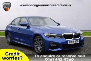 Used 2019 BLUE BMW 3 SERIES Saloon 2.0 330E M SPORT PHEV 4DR AUTO 289 BHP (reg. 2019-12-05) for sale in Altrincham