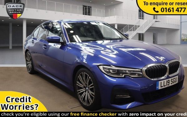 Used 2019 BLUE BMW 3 SERIES Saloon 2.0 330I M SPORT 4d AUTO 255 BHP (reg. 2019-05-09) for sale in Stockport