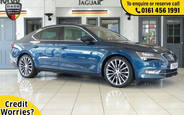 Used 2019 BLUE SKODA SUPERB Hatchback 2.0 LAURIN AND KLEMENT TDI DSG 5d AUTO 148 BHP (reg. 2019-01-30) for sale in Wilmslow
