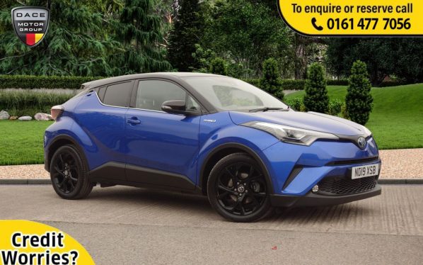 Used 2019 BLUE TOYOTA CHR Hatchback 1.8 DYNAMIC 5d 122 BHP (reg. 2019-04-13) for sale in Stockport