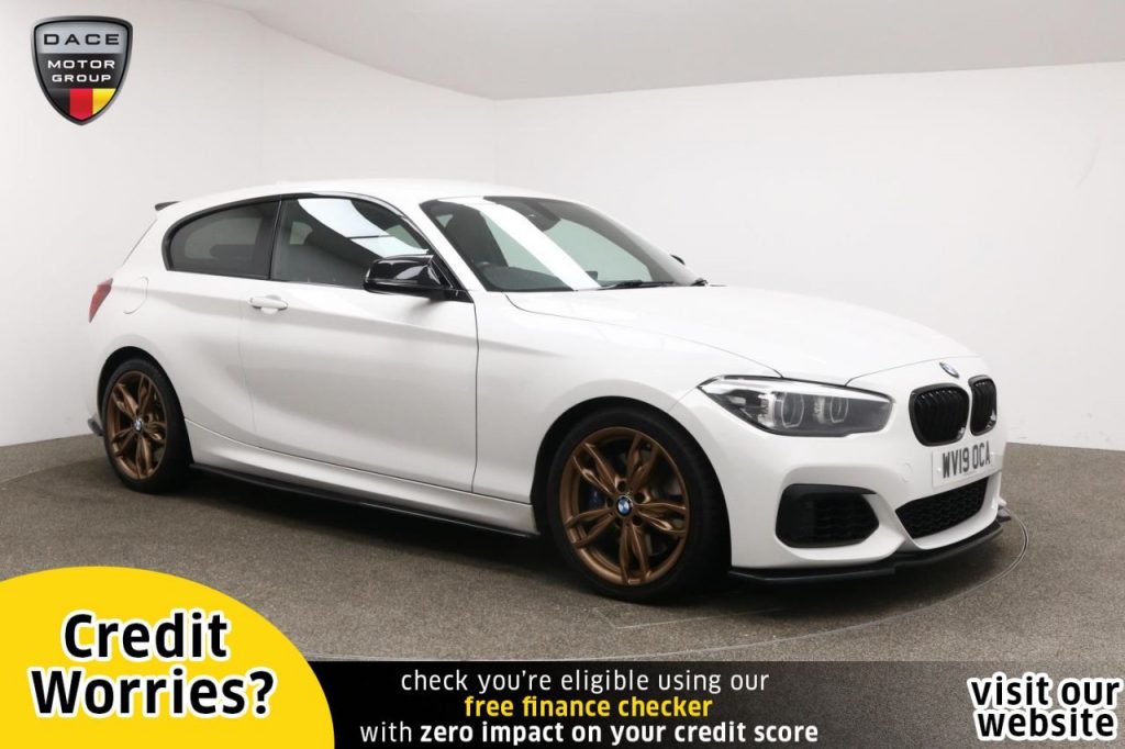 Used 2019 WHITE BMW 1 SERIES Hatchback 3.0 M140I SHADOW EDITION 3d 335 BHP (reg. 2019-03-31) for sale in Manchester