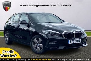 Used 2020 BLACK BMW 1 SERIES Hatchback 1.5 116D SE 5d 115 BHP (reg. 2020-01-22) for sale in Altrincham
