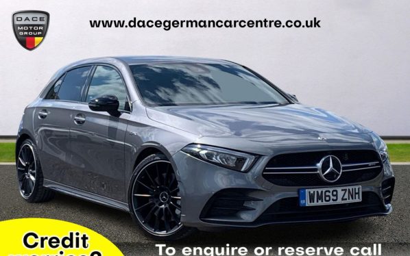 Used 2020 GREY MERCEDES-BENZ A-CLASS Hatchback 2.0 AMG A 35 4MATIC 5DR AUTO 302 BHP (reg. 2020-01-31) for sale in Altrincham
